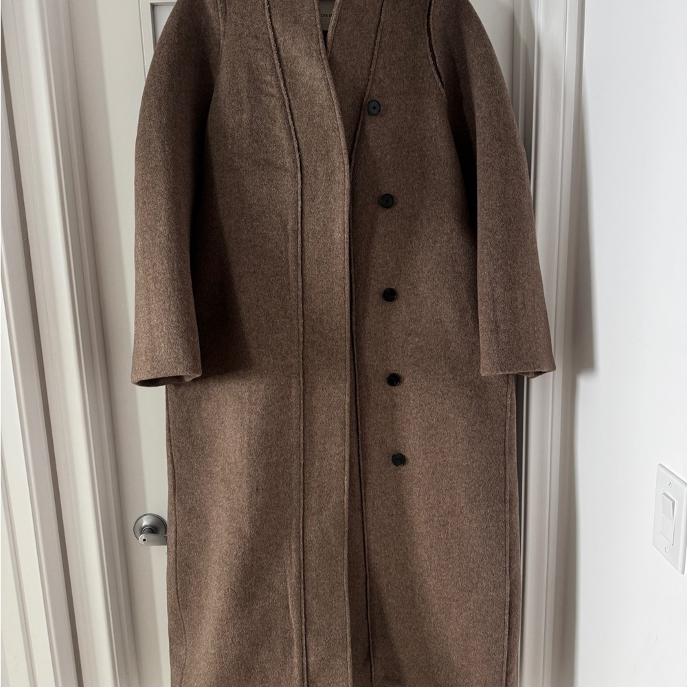 Elegant Women's Brown Trench Coat